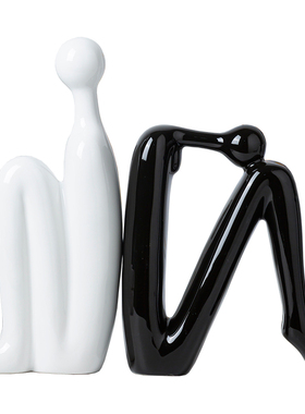 陶瓷现代客厅书房办公室轻奢摆件