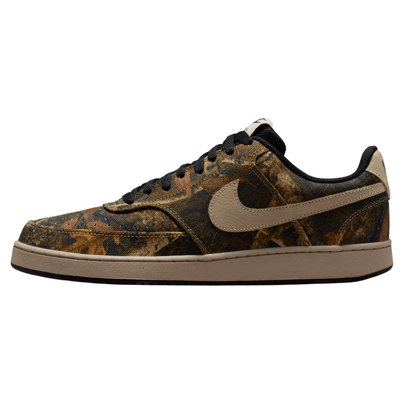 耐克男子平底板鞋秋冬复古迷彩运动鞋NIKE COURT VISION IV5722