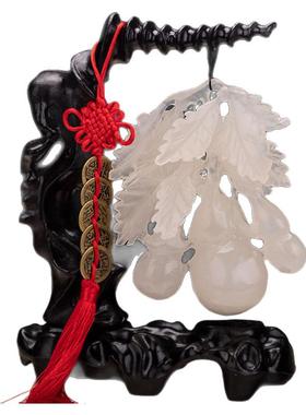 玉石客厅玄关旺子中式风工艺品