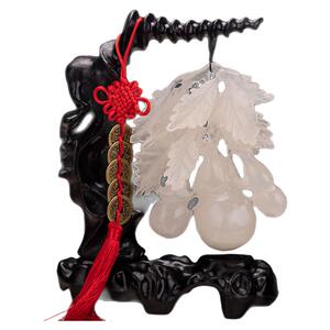 玉石客厅玄关旺子中式风工艺品