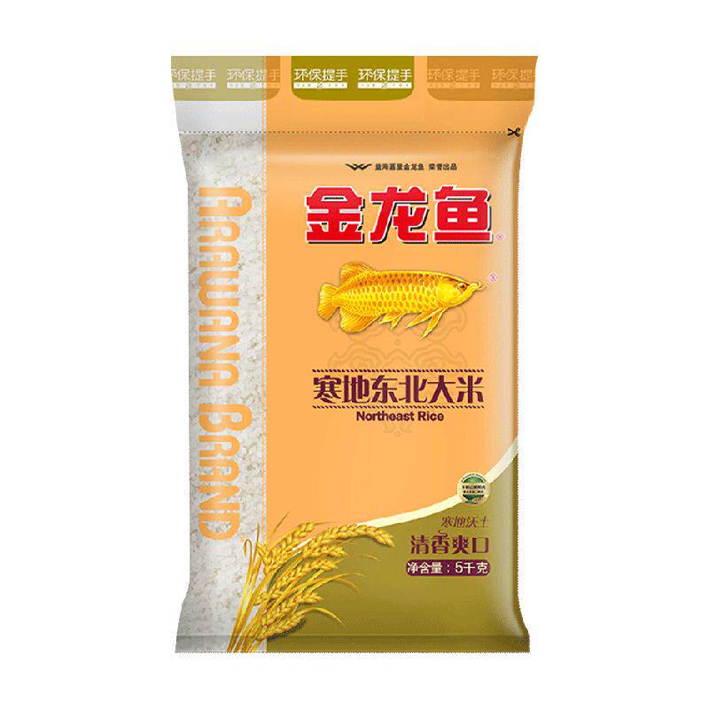 金龙鱼寒地东北大米5kg*1生态米经典圆粒米