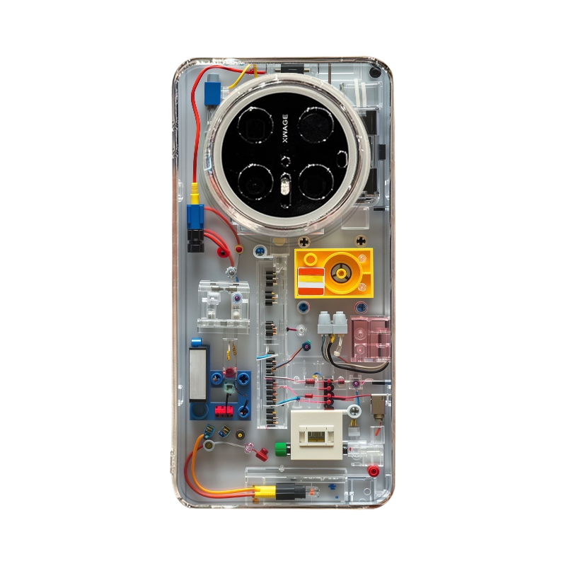 适用oppoFindX8S电路板手机壳FindX8pro创意X7新款X6机械内部结构X5小众4立体3男款OppO趣味ULTRA防摔保护套+