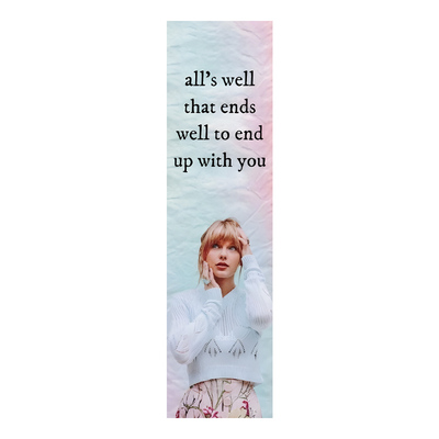 霉霉TaylorSwift专辑歌词书签