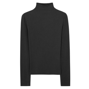 伊芙丽outlets店白色亲肤舒适半高领T恤打底衫春秋基础内搭纯色女