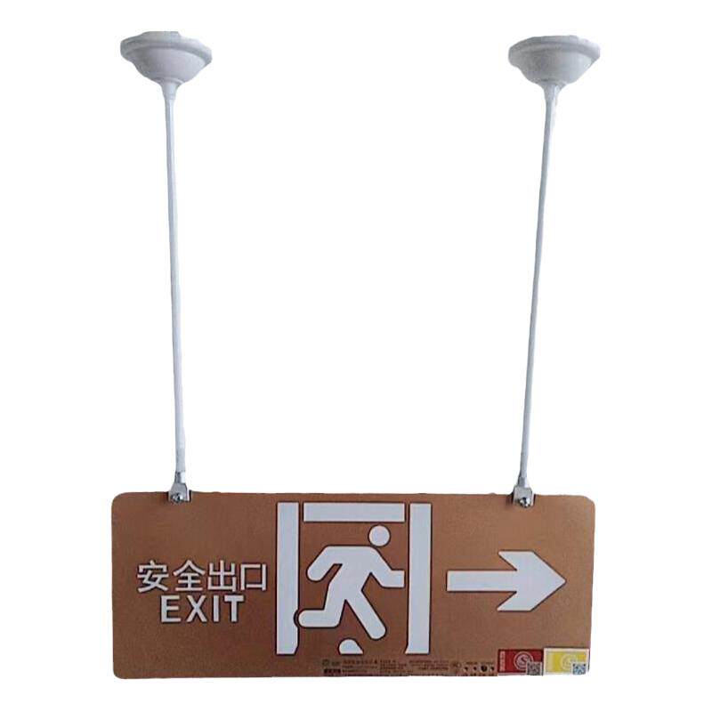螺丝夹款安全出口白色空心吊杆