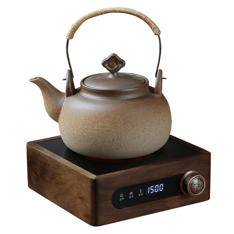 围炉煮茶电陶炉炭火炉陶土提梁壶