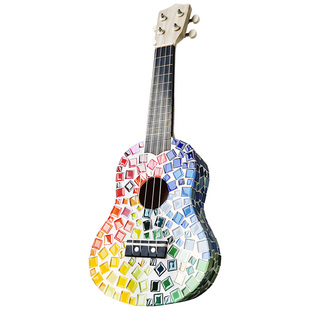 手工diy马赛克材料包夏威夷小吉他尤克里里ukulele四弦琴乌克丽丽