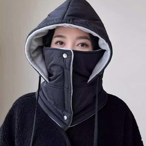 防风防泼水骑行电动车棉帽 保暖加绒加厚秋冬雷锋帽 男帽子女冬季