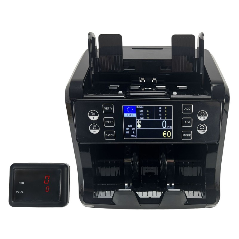 土耳其欧元面额机815多验钞机合计国机货币点钞机立式数金额钞