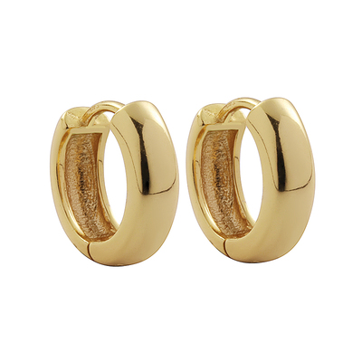 TWOLEAVES925银金色镀18K金耳环