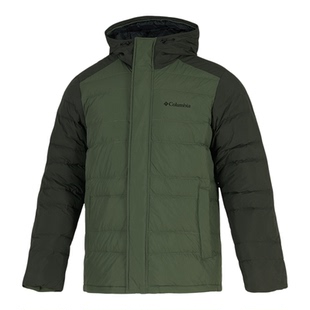 哥伦比亚连帽羽绒服男装冬季新款户外保暖夹克羽绒外套休闲运动服