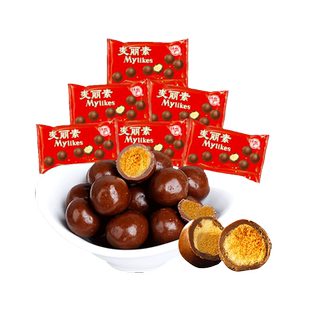 梁丰麦丽素脆芯巧克力豆320g春节糖果喜糖休闲解馋儿童零食