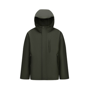 森马羽绒服男2025冬季新款工装防户外三防连帽宽松夹克男女外套潮