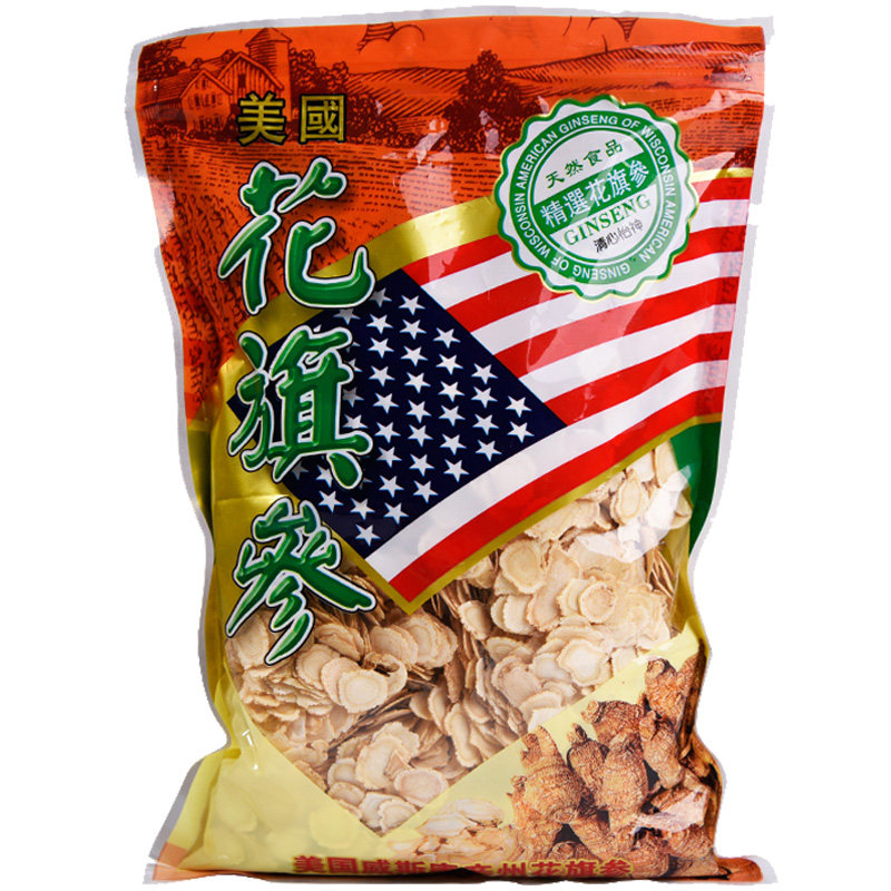 500g美国进口花旗参西洋参切片