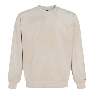 Adidas阿迪达斯2026新年款男子舒适绒面运动休闲卫衣套头衫KE4068