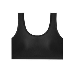运动内衣女小胸聚拢收副乳防震防下垂纯棉美背背心文胸一体式固定
