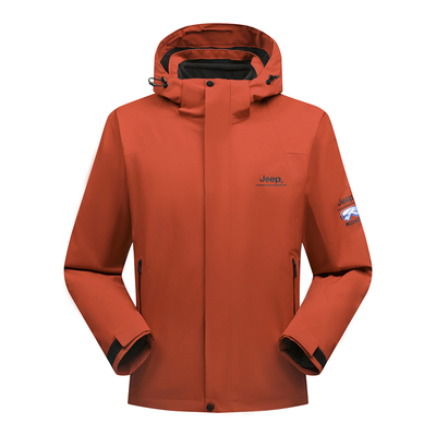 JEEP冲锋衣男冬季可拆卸两件套女