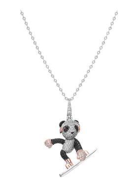 镀金男女小动物造型长链毛衣链