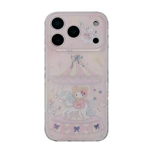壳侣 HelloKitty旋转小马卡通适用苹果17手机壳iPhone17promax新款16防摔保护套15硅胶14全包13小众高级感女p