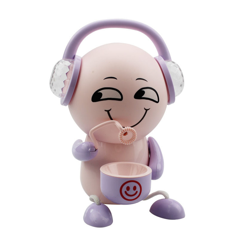 抖音同款表情包电动夜光吹泡泡机