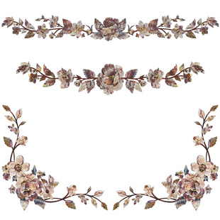 Tj-1995.1欧式贝雕水移画酒红系列家具茶几床头柜漆器剑鞘乐器贴