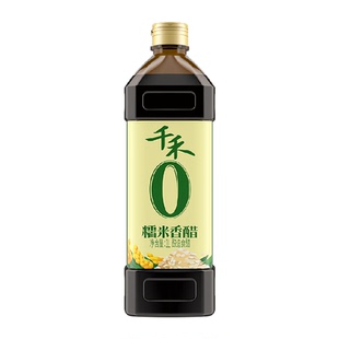 千禾0醋糯米香醋食用醋粮食酿造零添加凉拌炒菜点蘸饺子酸爽家用