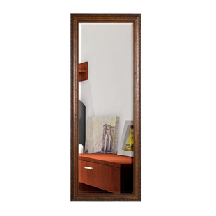 美式穿衣镜壁挂雕花复古实木全身镜女试衣镜玄关镜落地镜换衣镜子