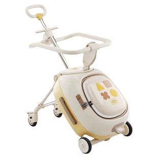 kk遛娃行李箱可坐宝宝神器儿童旅行箱二合一带娃出行可登机拉杆箱