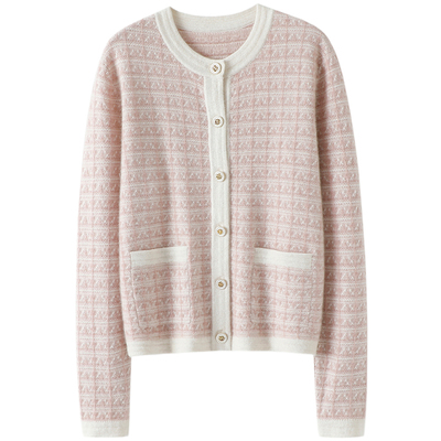 启超官方高端100%纯山羊绒衫