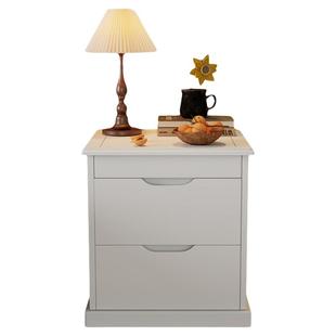 暗格隐藏家用床头柜藏钱实木卧室保险柜箱一体收纳柜床边柜置物柜