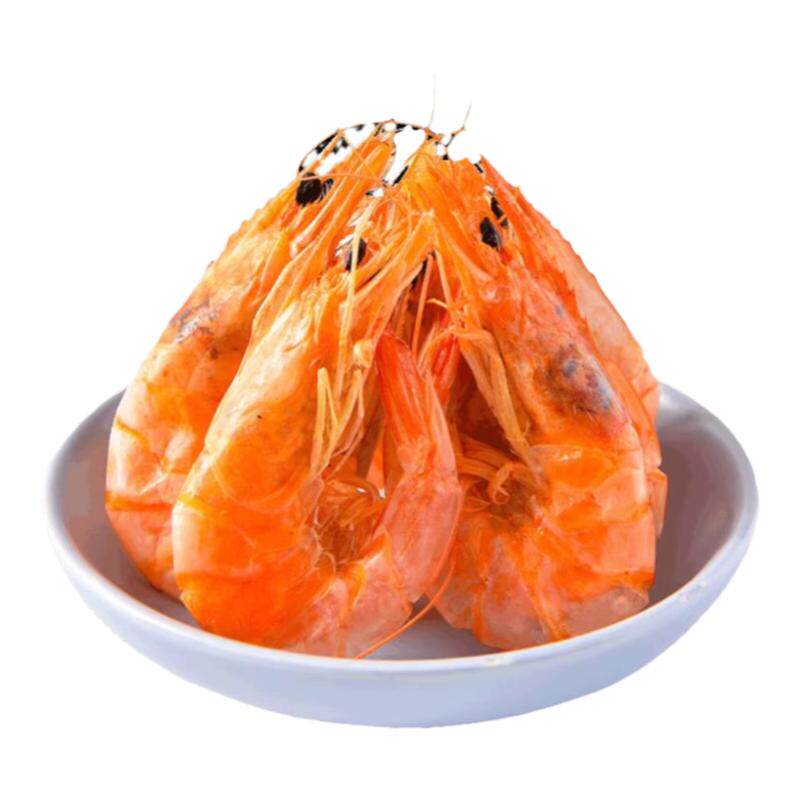 【买100只送100只】活烤九节虾干