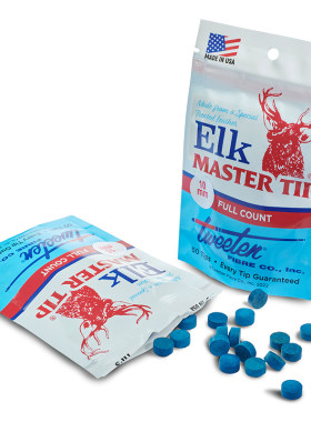 进口美国鹿头皮头ELK Master鹿牌台球皮头杆头黑八斯诺克台球杆头