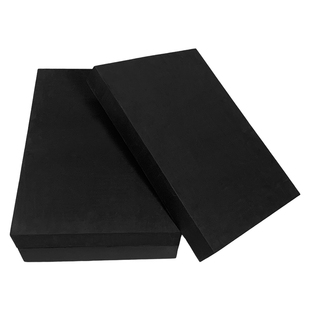 38度防火阻燃黑色EVA泡棉板无胶泡沫板海绵垫高回弹片材防撞减震地板缓冲发泡板海绵块环保耐磨eva可定制形状