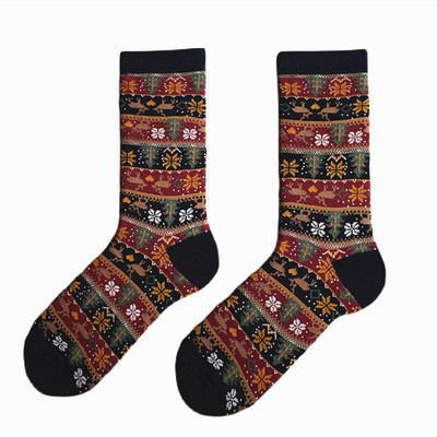 民族风女士socks圣诞网红潮袜子