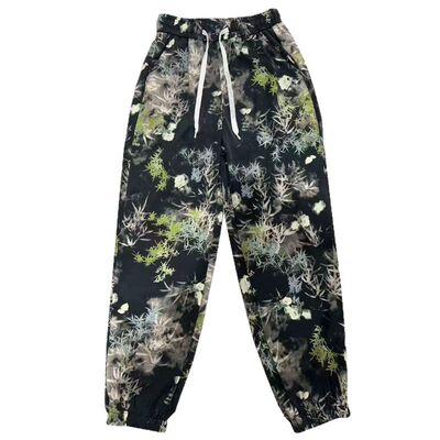 欧货2025夏季新款印花九分裤