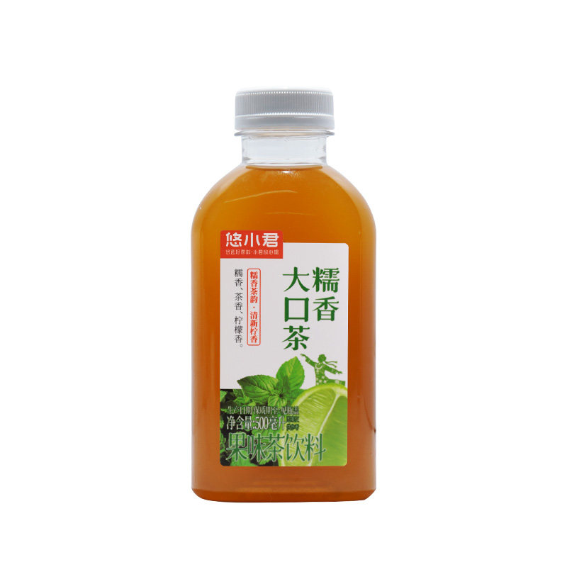 糯香大口茶500ml*5瓶轻茶果汁茶饮料