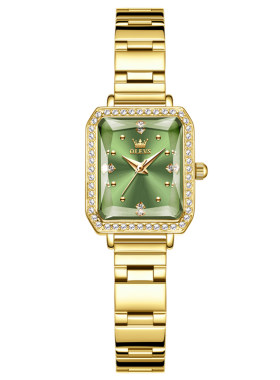 高级感小方糖礼物小绿表