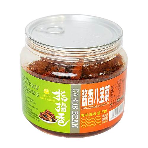 指指香酱香八宝菜咸菜下饭菜开胃即食新老包装随机发货500g