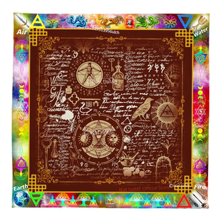 雷诺曼桌布利诺曼塔罗牌神谕卡牌推牌布祭坛布Lenormand Tarot