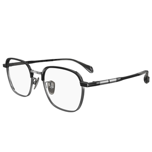 渡边美作防蓝光眼镜男斯文小众简约商务眼镜框可配有度数超轻钛架