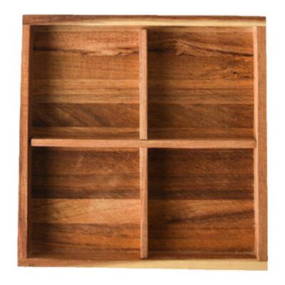 无漆相思木托盘分格零食碟小吃盘