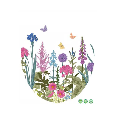 创意马桶贴鲜亮花卉防水装饰贴纸