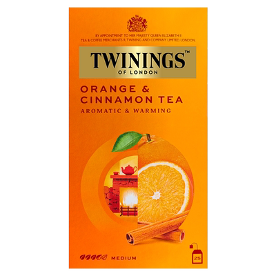 英国TWININGS川宁柑橘肉桂红茶