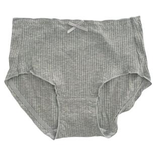 AmazingSocks纯纯棉花日系少女内裤女荷叶边简约纯色中低腰透气款