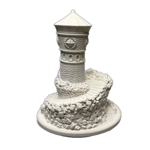 轻奢ins灯塔微景观创意艺术家居装饰桌面扩香石氛围摆件石膏模型
