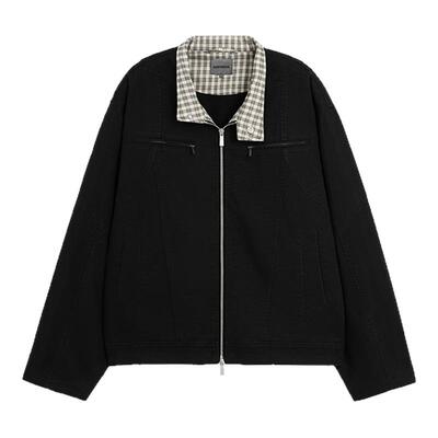 bodydream撞色哈灵顿夹克