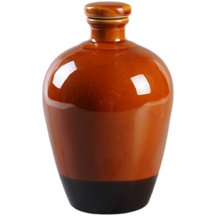 厂家直销复古陶瓷酒瓶原浆1斤装 白酒空瓶酒壶散装酒坛土陶米酒瓶
