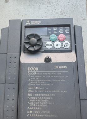 溢价-D700变频器FR-D740-0.4K-CHT 380V