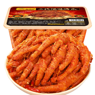 佤味鸡爪云南西盟佤味有骨鸡爪苤菜根鸡脚麻辣过瘾drzs