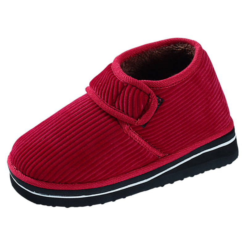 冬季棉拖鞋女包根厚底加绒保暖防滑居家用中老年男士手工棉鞋冬天